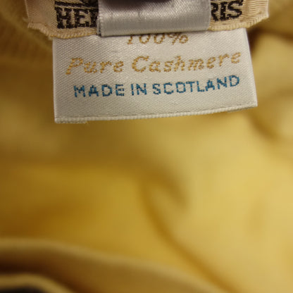 Good condition◆Hermes Short sleeve knit 100% cashmere Yellow Size S Women's HERMES [AFB35] 