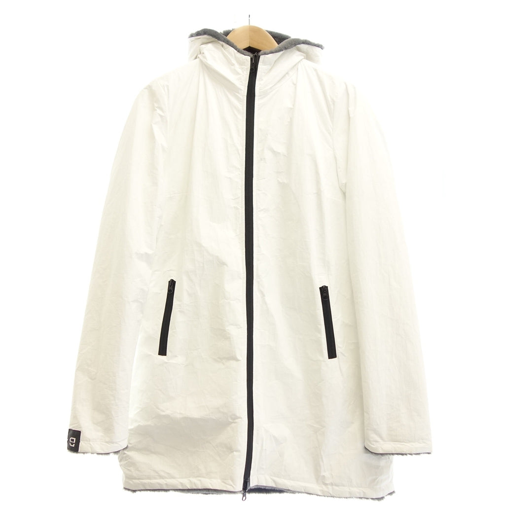 Used ◆Bianco Milano zip up reversible jacket mountain parka ladies white x gray [AFA4] 