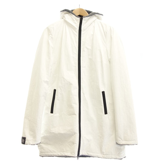 Used ◆Bianco Milano zip up reversible jacket mountain parka ladies white x gray [AFA4] 