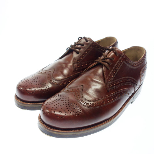 Very good condition◆Heinrich Dinkelacker Leather Shoes Wingtip RIO Calf Men's 7.5 Brown HEINRICH DINKELACKER [LA] 