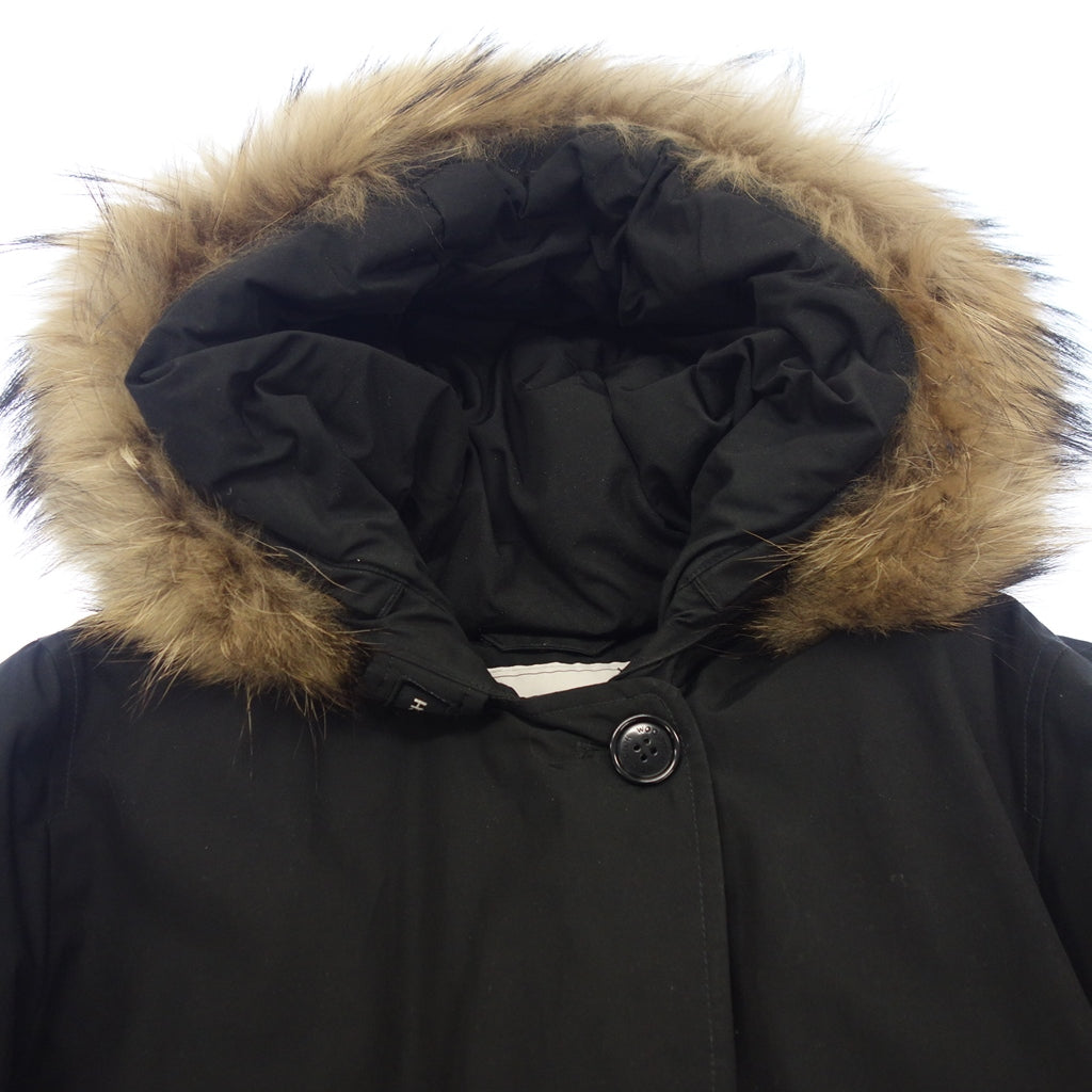 美品◆ウールリッチ ダウンコート アークティックパーカー レディース ブラック サイズL WWOU0540 WOOLRICH ARCTIC DETACHABLE FUR PARKA【AFA10】