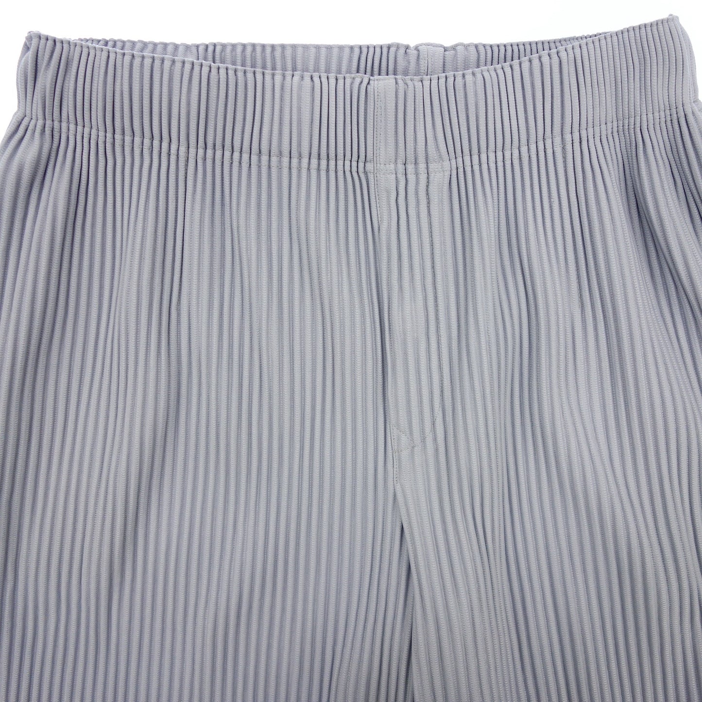 Good Condition◆Issey Miyake Homme Plisse Short Pants Pleated HP91JF126 Men's Size 3 Gray ISSEY MIYAKE HOMME PLISSE [AFB30] 