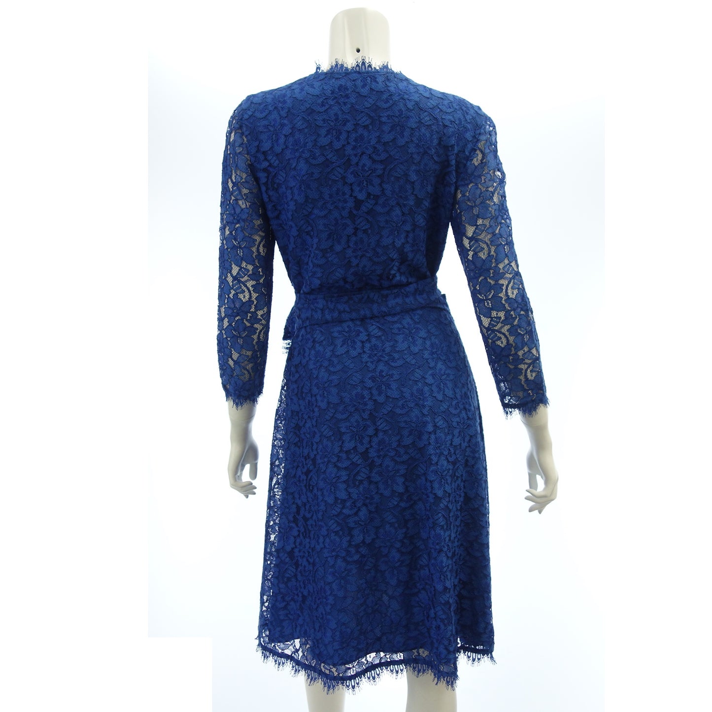 Good condition ◆ Diane Von Furstenberg wrap dress lace style rayon nylon size 6 ladies DIANE VON FURSTENBERG [AFB6] 