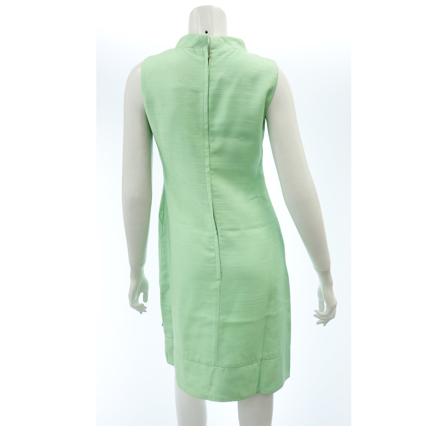 Vintage One Piece Retro Hem Ribbon Size 7 Women's Green UNION MADE ILGWU [AFB19] [Used] 