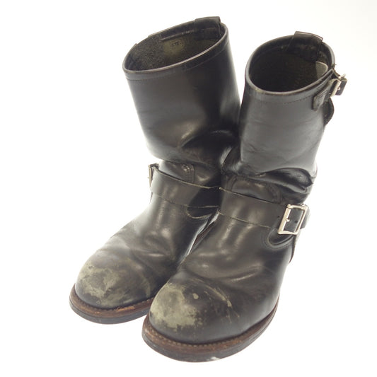 中古◆レッドウィング エンジニアブーツ 2268 メンズ ブラック US9.5 RED WING【AFC52】