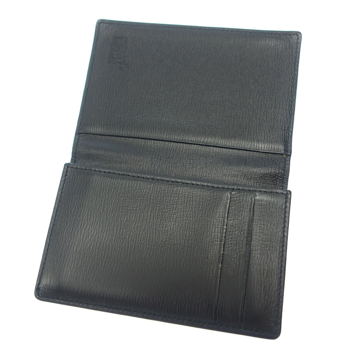 Montblanc card case business card holder leather black MONTBLANC [AFI6] [Used] 