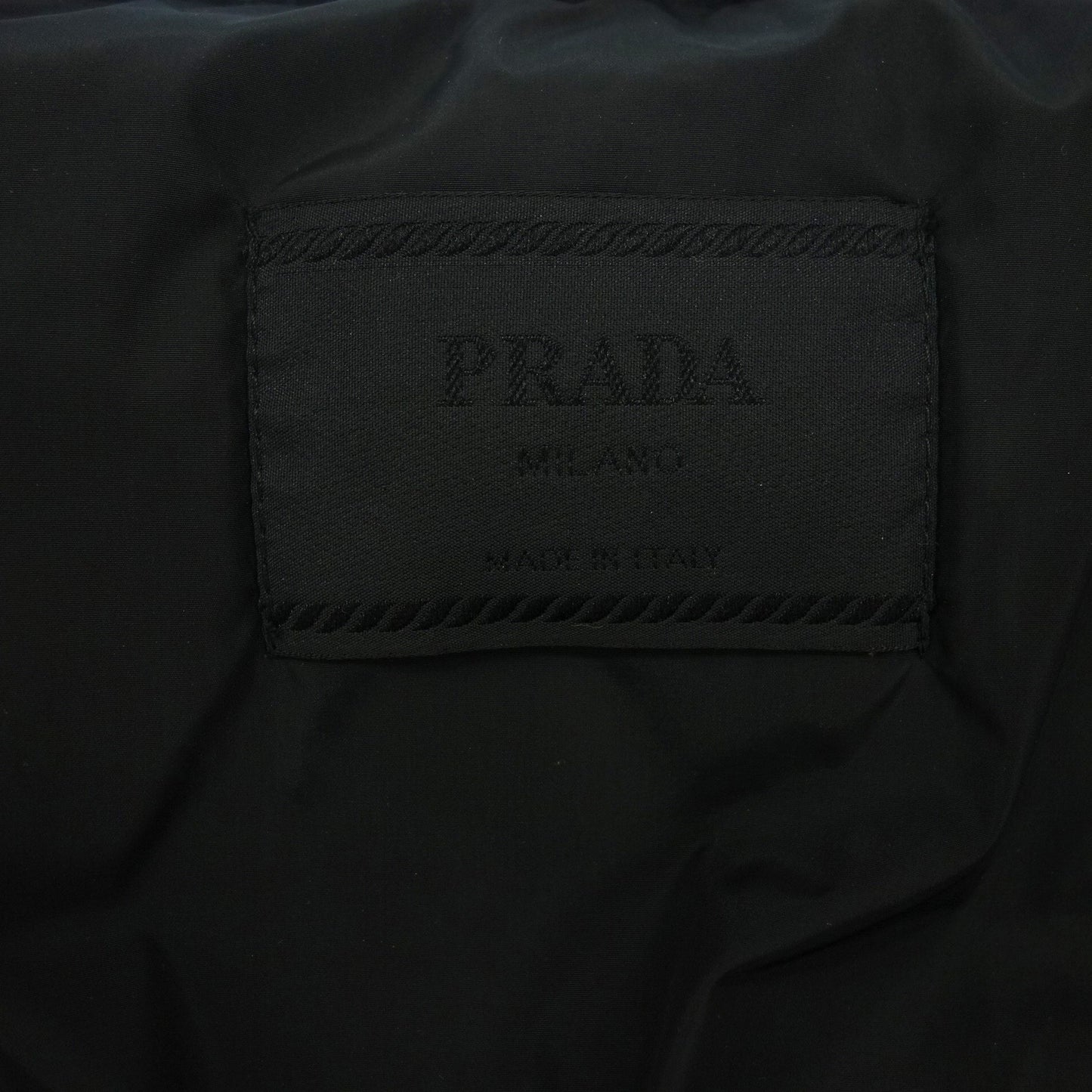 プラダ ダウンジャケット ウール メンズ M グレー系 PRADA【AFA2】【中古】