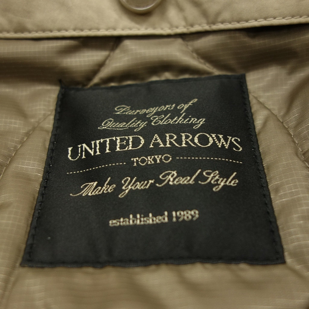 新作2024美品! UNITED ARROWS TOKYO (ユナイテッドアローズ 東京) BLACK LABEL (ブラック レーベル) シルク ミドル ブルゾン 黄 (M) | メンズ Mens Mサイズ