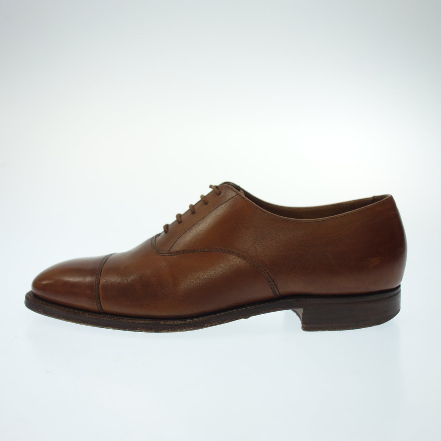 二手 Crockett &amp; Jones 皮鞋 TEMPLE 8624 Straight Tip 男式 7 棕色 Crockett &amp; Jones [AFC47] 