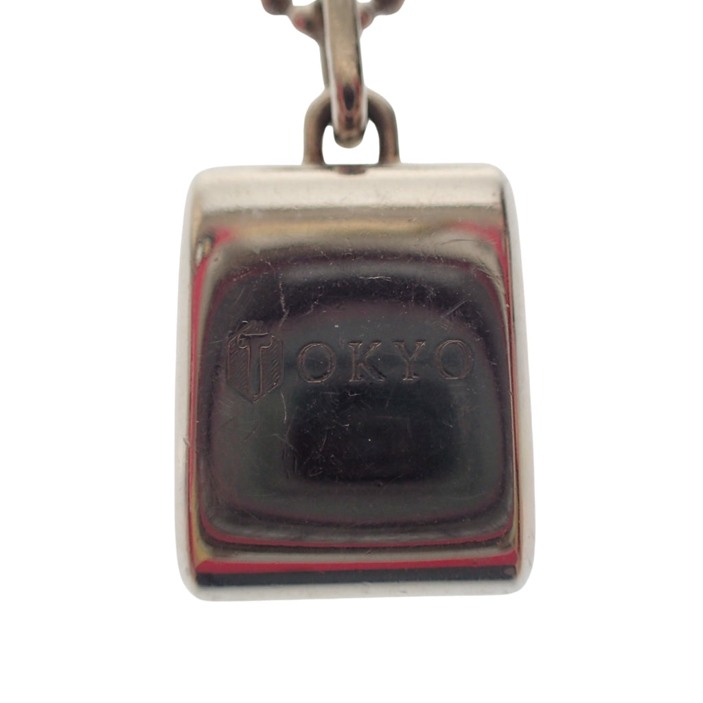 Used Tiffany Necklace Makers TOKYO Limited Silver Square Type 16.6g TIFFANY &amp; Co. [AFI12] 