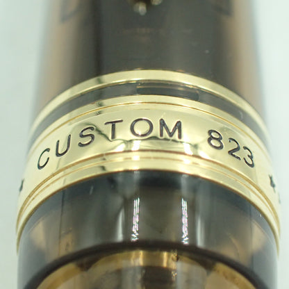二手◆Pilot 钢笔 Custom 823 FKK3MRPBNF 14K-585 骷髅棕色 x 金色 PILOT [AFI7] 