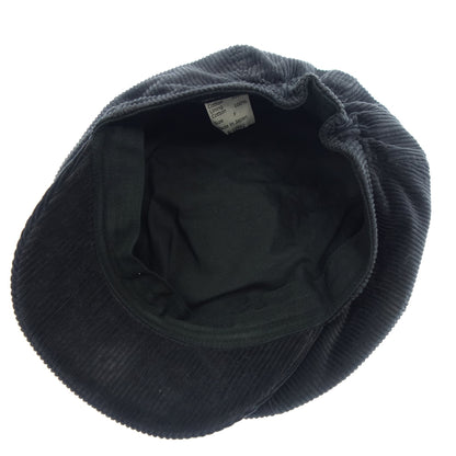 Very good condition◆Eel Cause Casquette Men's Black F EEL Products [AFI20] 