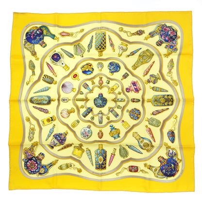 Hermes Scarf Carre 90 Qu importe le flacon Perfume Bottle Silk HERMES [AFI20] [Used] 