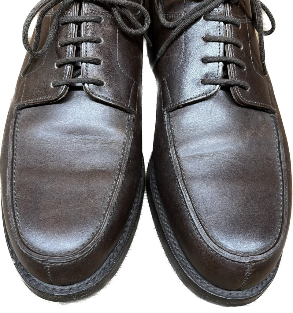 中古◆ジョンロブ レザーシューズ バロス Uチップ ブラウン UK5.5EE JOHN LOBB
