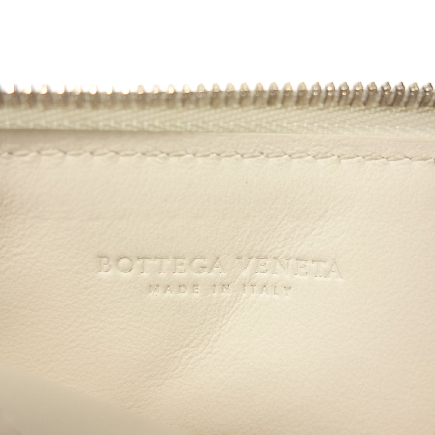 Bottega Veneta 零钱包 零钱包 Maxi Intrecciato 皮革 白盒 BOTTEGA VENETA [AFI18] [二手] 
