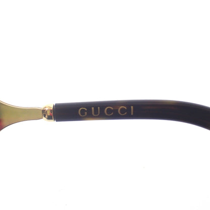 Unused ◆ Gucci sunglasses teardrop color lens Sherry line 62□15-130 GG0009S with case brown x brown gold tortoiseshell pattern GUCCI [AFI2] 