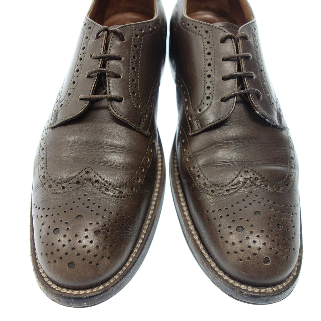 二手 ◆Margaret Howell 皮鞋 全布洛克 05102 女式 38 棕色 MARGARET HOWELL [AFC27] 