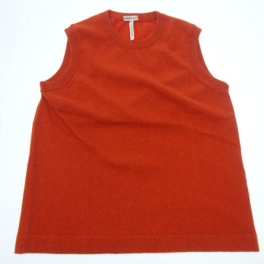 Hermes Knit Tops Margiela Period Orange Ladies SM HERMES [AFB38] [Used] 