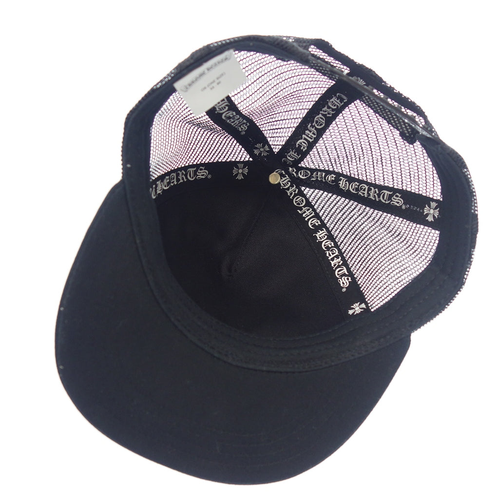 Good Condition◆Chrome Hearts Trucker Cap Mesh Black ONE Size Chrome Hearts [AFI20] 