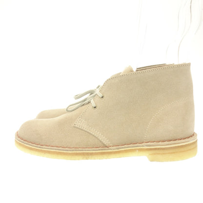 Like new◆Clarks Desert Boots Suede Men's Beige Size US8 Clarks [AFC13] 