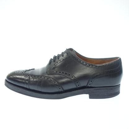 中古◆ジョンロブ レザーシューズ  ウイングチップ ダービー 旧ロゴ 5.5 メンズ  黒 JOHN LOBB Darby【AFD1】