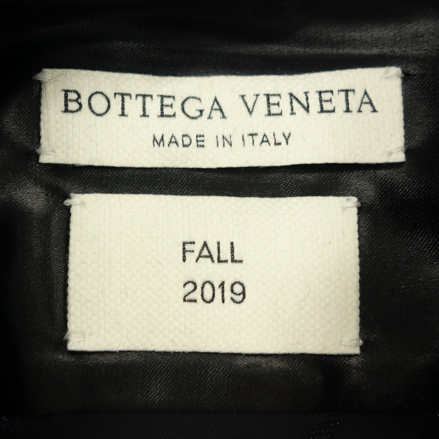 状况良好 ◆ Bottega Veneta 衬衫连衣裙 19F 系列缎面女式 36 码黑色 BOTTEGA VENETA [AFB51] 