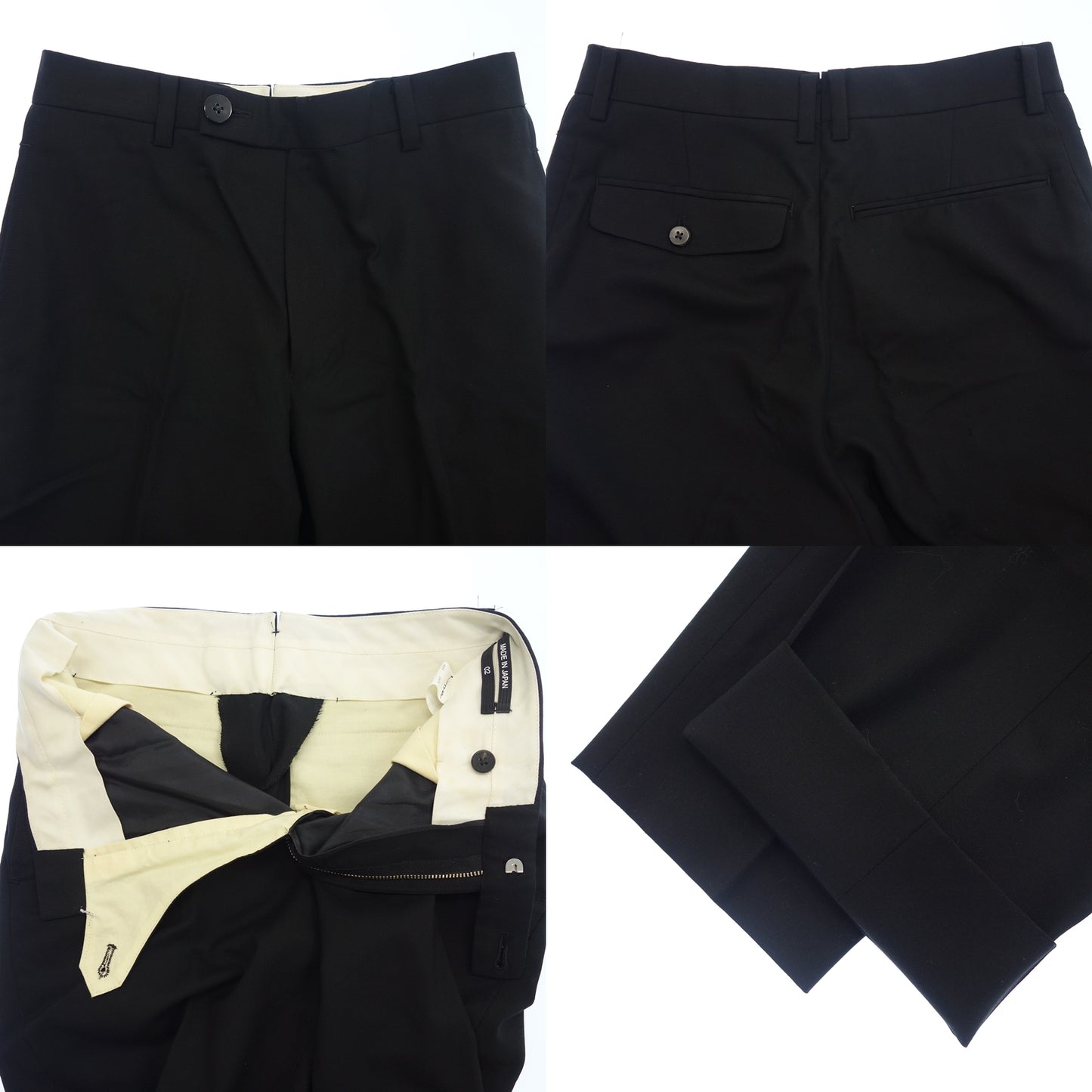 Used ◆ ANSNAM LYTHA Setup Suit Litter Men's Black 2 ANSNAM LYTHA [AFB22] 