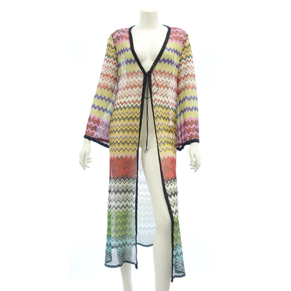 Good condition ◆ Missoni long cardigan polyester x rayon ladies multicolor size 40 MISSONI [AFB16] 