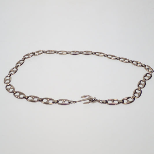 Used ◆ Gucci chain belt silver GUCCI [AFI6] 