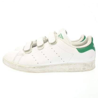 二手 ◆ 阿迪达斯运动鞋 Stan Smith Comfort Velcro S75187 男式 白色 x 绿色 26.5cm adidas [AFC5] 