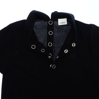 Burberry polo shirt Tisci period silver hardware men's S black BURBERRY [AFB19] [Used] 