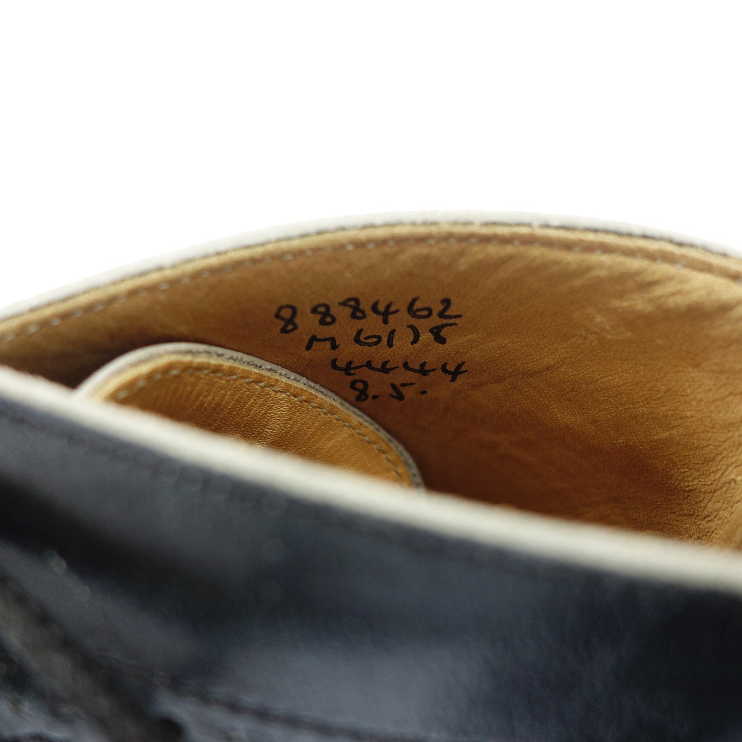 美品◆トリッカーズ ポールスミス レザーブーツ ウィングチップ 76178 メンズ ブラック系 サイズ8.5 Tricker's Paul Smith【AFC42】