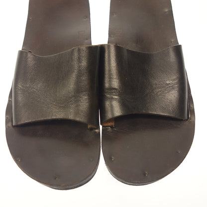 Good condition◆Jutta Neumann leather shoes sandals SIMONE Simone men's black D8 JUTTA NEUMANN [LA] 