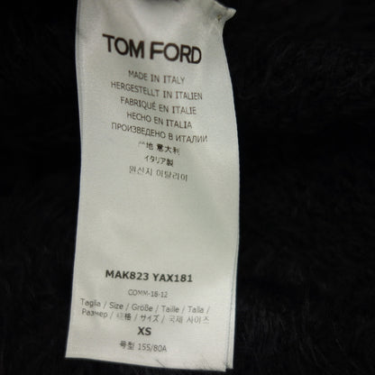 美品◆トムフォード ニットセーター 編み上げ レディース ブラック XS TOM FORD【AFB24】