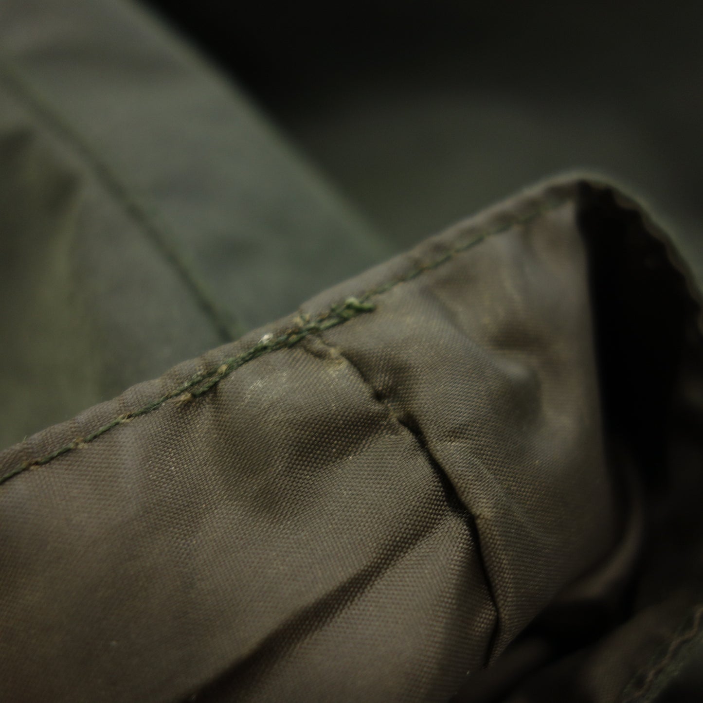 Good Condition ◆ Barbour Oiled Jacket SL Border Sage Khaki Men's Size 38 Men's Khaki Barbour [AFA2] 