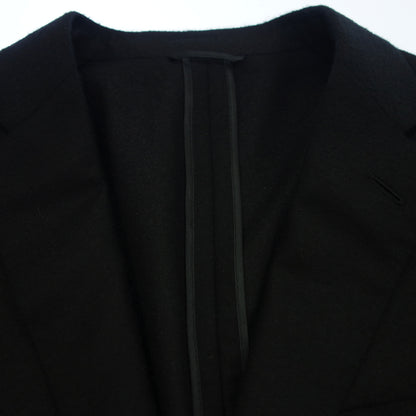 美品◆ブリオーニ 2Bジャケット ピュアカシミヤ PLUME サイズ記載なし メンズ 黒 Brioni【AFA9】