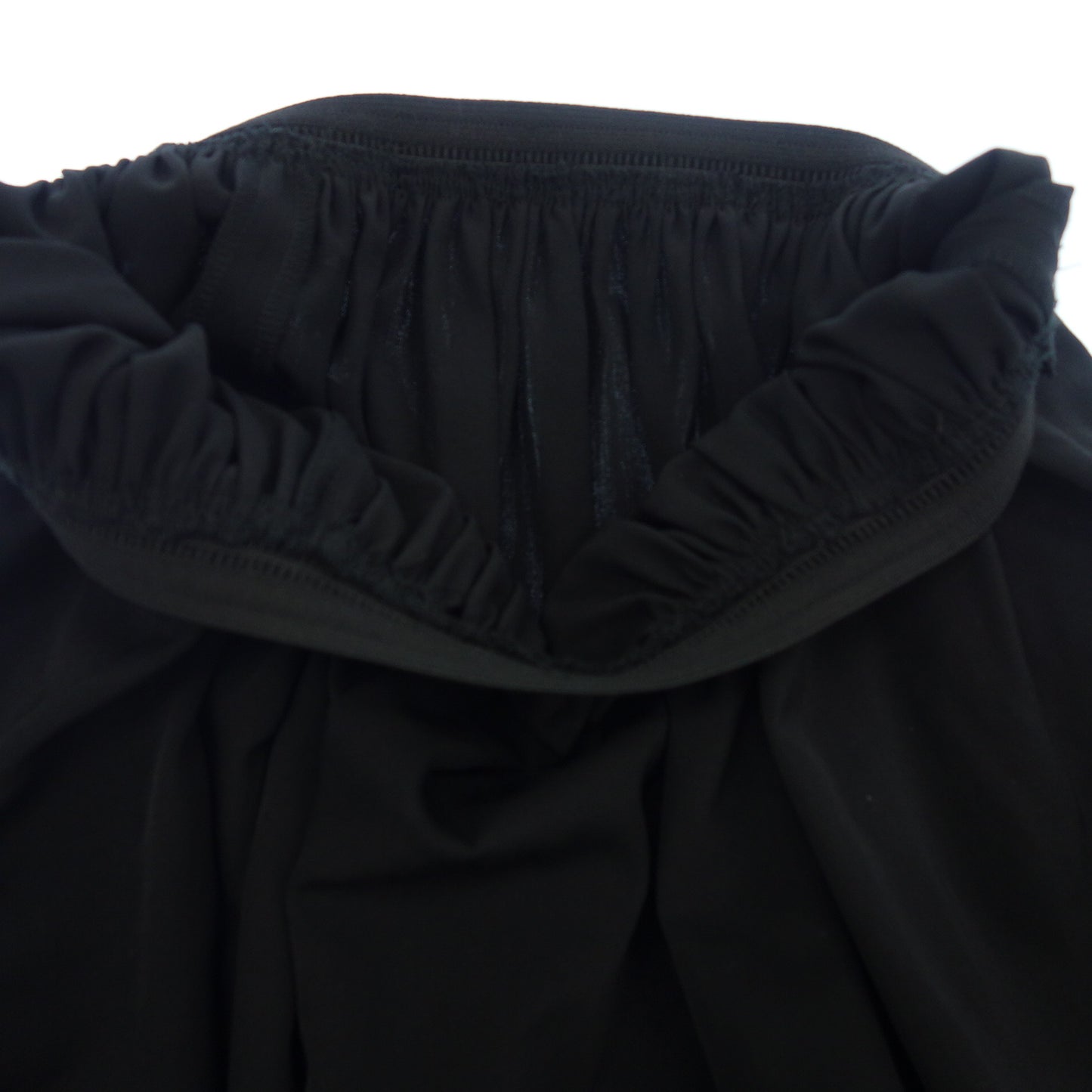 状况非常好 ◆ Yohji Yamamoto 裙子羊毛尼龙切换女式黑色 1 Yohji Yamamoto [AFB49] 