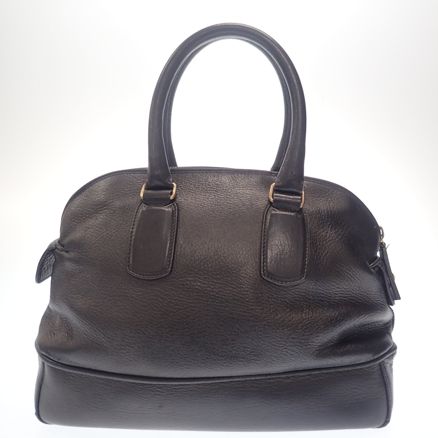 セリーヌ ハンドバッグ レザー ゴールド金具 CELINE【AFE11】【中古】