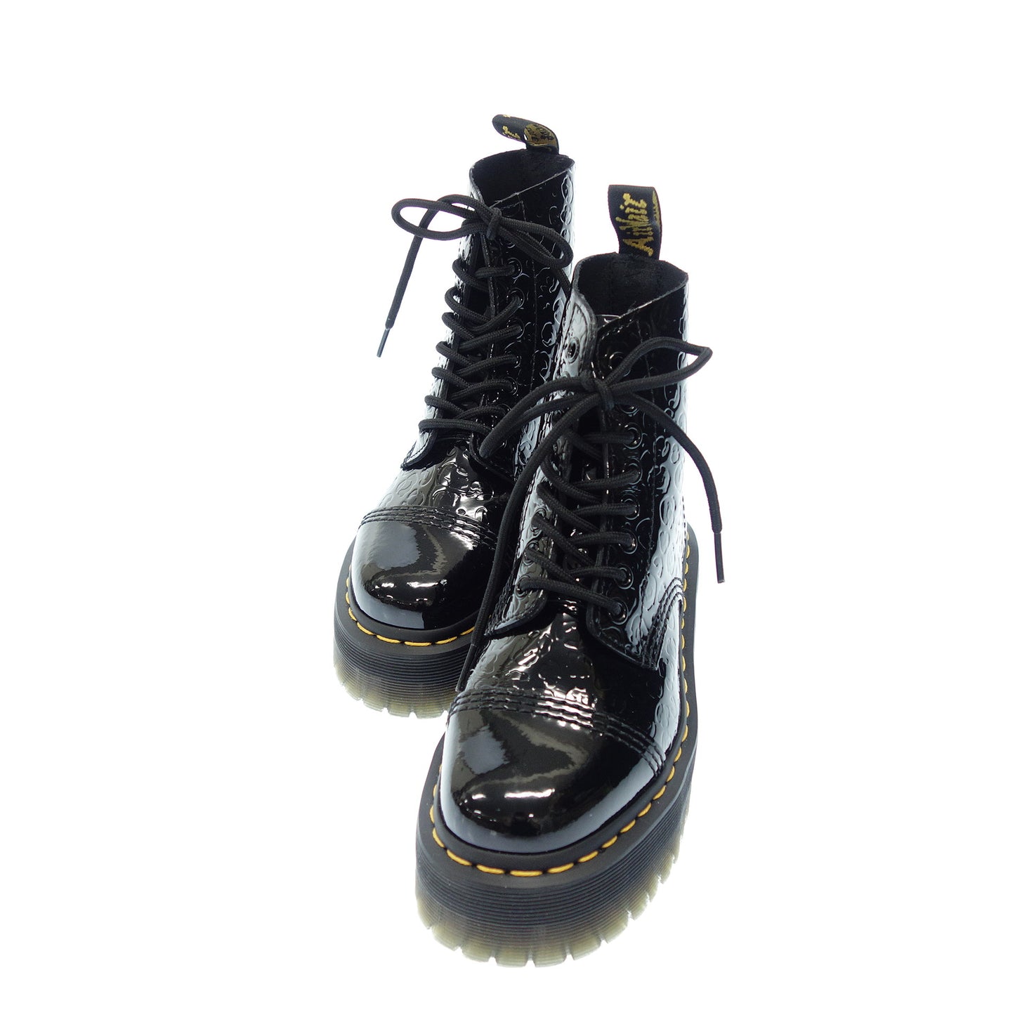 状况良好◆ Dr. Martens 皮靴专利 8 孔女士黑色尺寸 UK3 Dr. Martens [AFC5] 