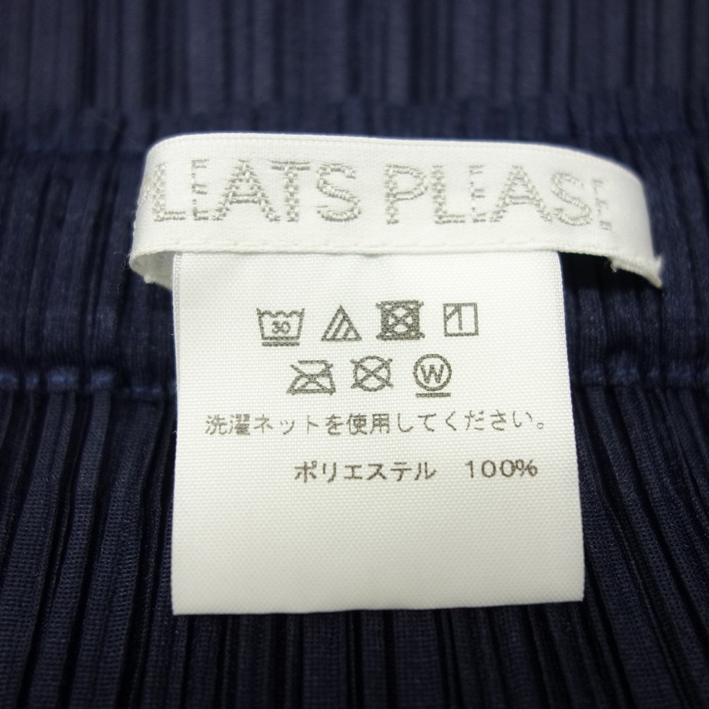 Good condition ◆ Pleats Please Issey Miyake Skirt PP55JG908 New Colorful Basic Women's Navy Size 2 PLEATS PLEASE ISSEY MIYAKE [AFB33] 