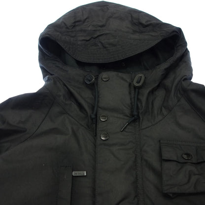 Used ◆ Barbour x Engineered Garments Zip Parka Lightweight Waxed Men's Size S Black Barbour x Engineered Garments [AFA24] 