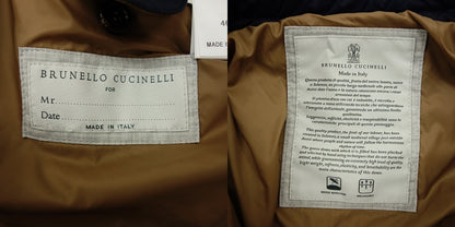 Brunello Cucinelli 可拆卸领夹克 M-65 型带羽绒男式 46 海军蓝 BRUNELLO CUCINELLI [AFB10] [二手] 