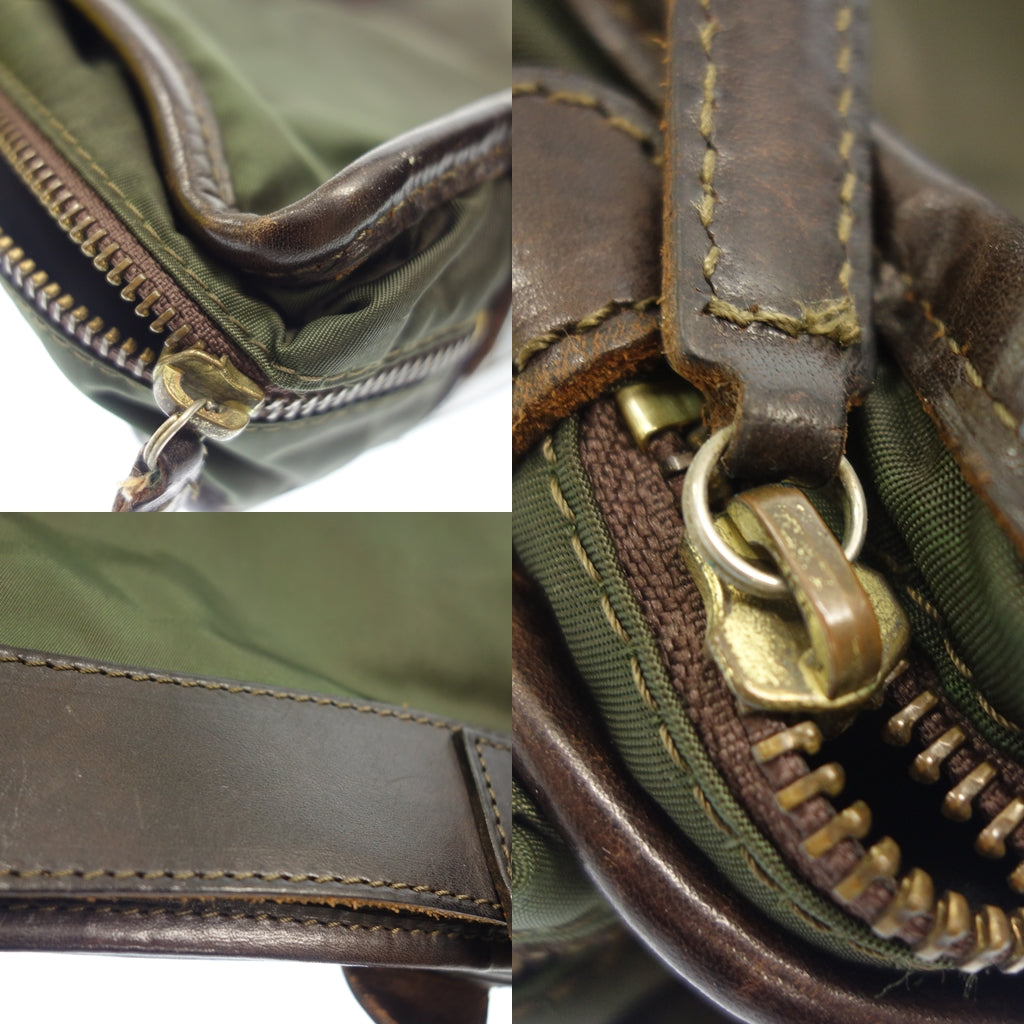 Used ◆ Felisi business bag khaki x brown Felisi [AFE5] 