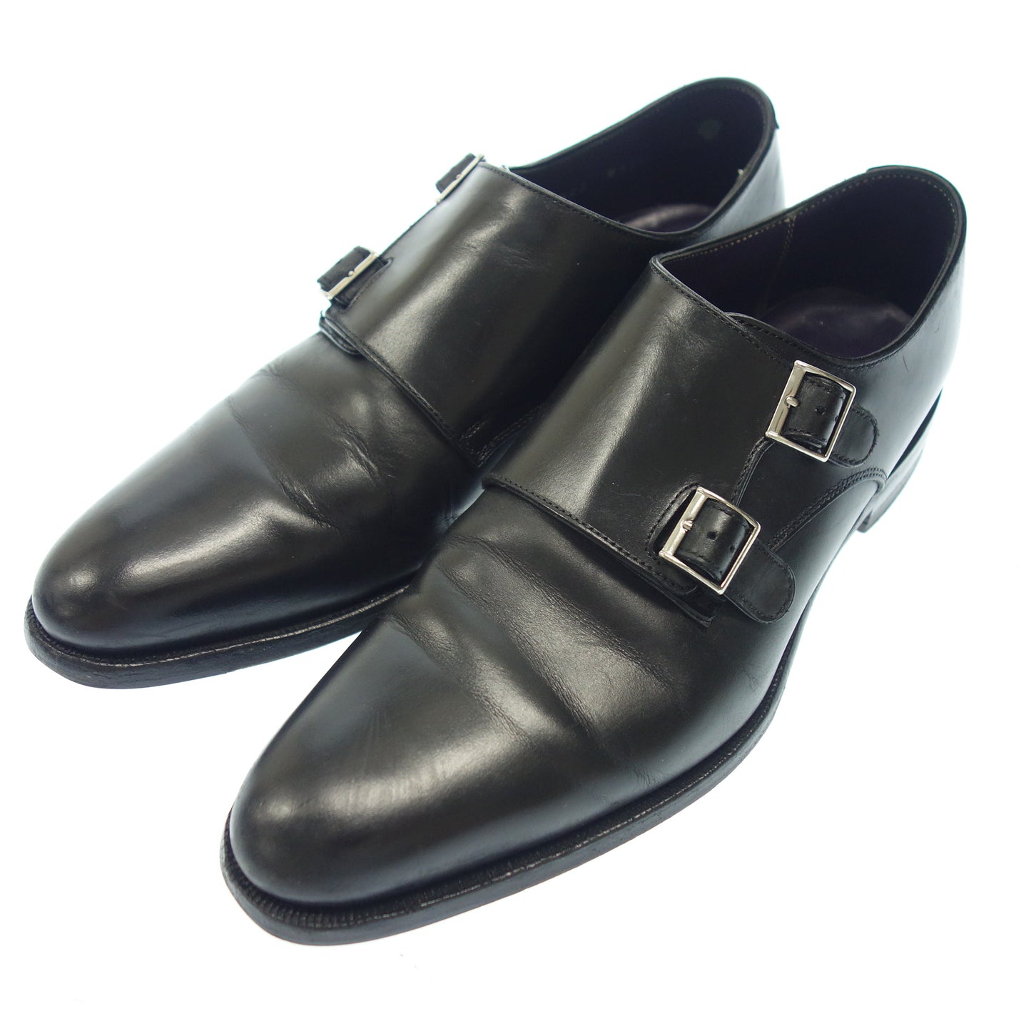 Used ◆Regal Leather Shoes Double Monk W936 Men's 24 Black REGAL [AFD1] 