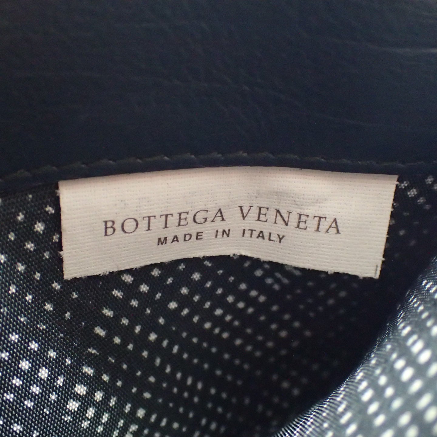 ボッテガヴェネタ コインケース カードケース レザー ネイビー BOTTEGA VENETA【AFI6】【中古】