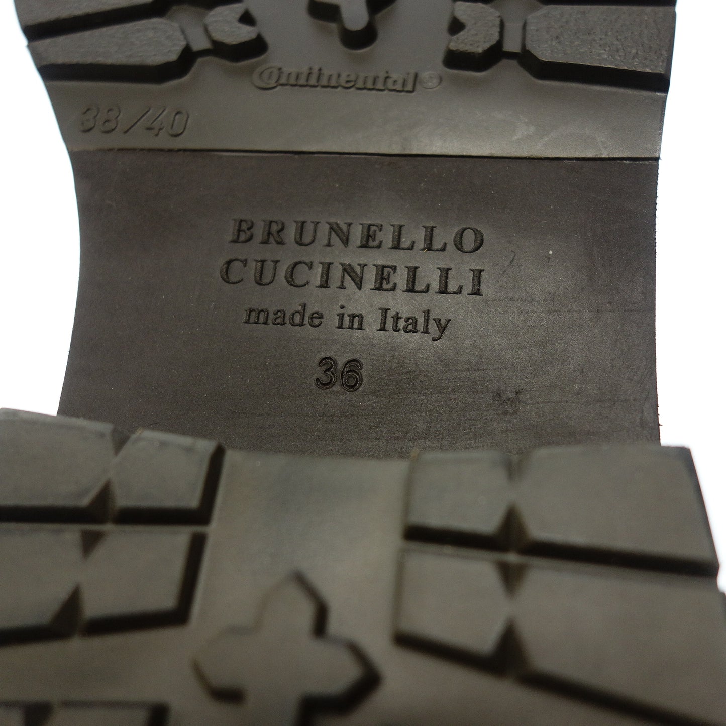 状况良好◆Brunello Cucinelli 皮革乐福鞋 Bijou 女式 36 黑色 BRUNELLO CUCINELLI [AFC5] 