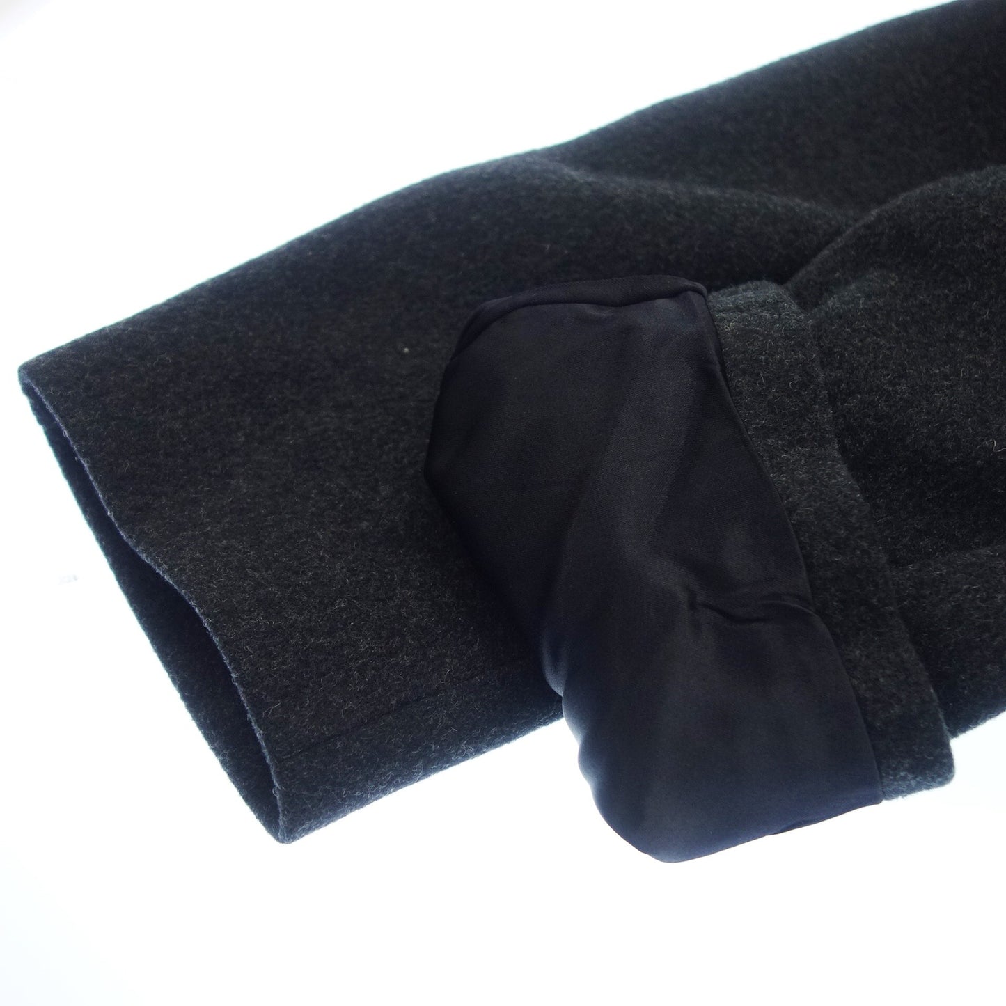 Used◆Burberrys long coat wool men's black Burberrys [AFA14] 