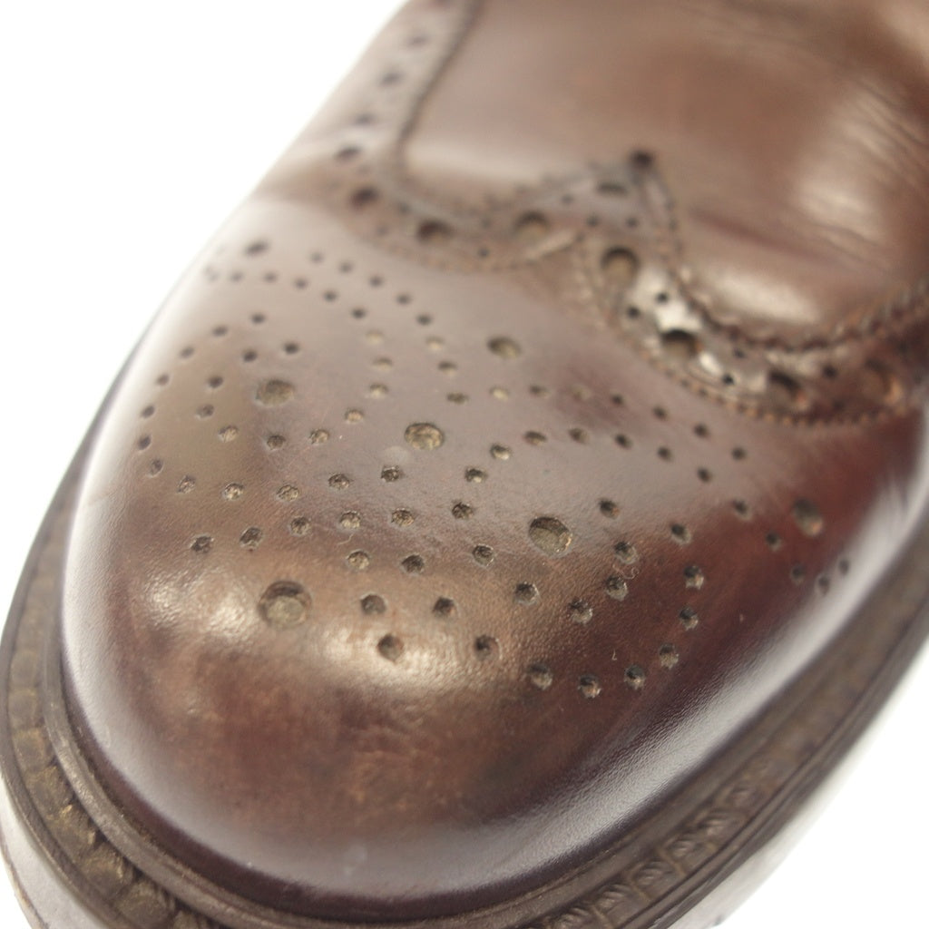 二手 ◆ Santoni 皮鞋 wingtip 6936 男士棕色 尺寸 6 Santoni [AFC31] 