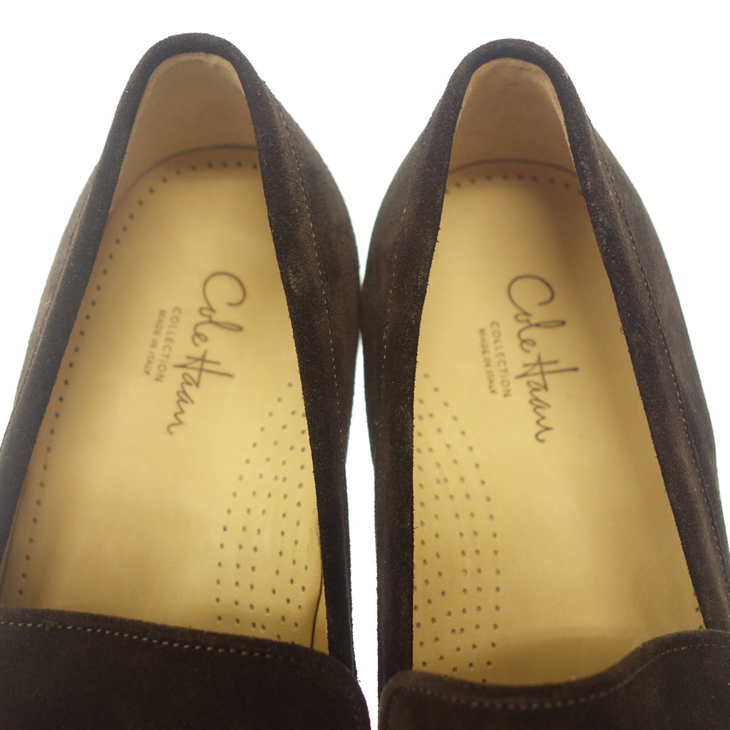 Unused ◆ Cole Haan leather shoes slip-on suede men's brown size 10 COLE HAAN [AFD8] 