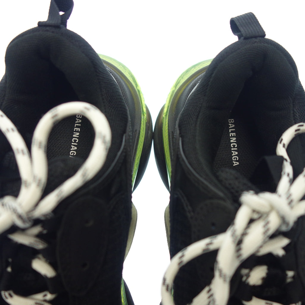 Good condition ◆ Balenciaga sneakers Triple S Men's Black x Green Size 27cm 541624 Balenciaga [AFC26] 